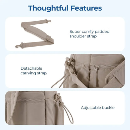 BAGSMART 3 Size Travel Duffel Bag for Women, Lightweight Gym Bag, Women'S Weekender Bag, Carry on Bag, Pesronal Item Bag for Travel/Fitness, 3 Sizes: M(With Wet Pocket)& L(With PVC Toiletry Bag) and Ita Bag(Clear Display Window), Dealsforyoudays Summerwin