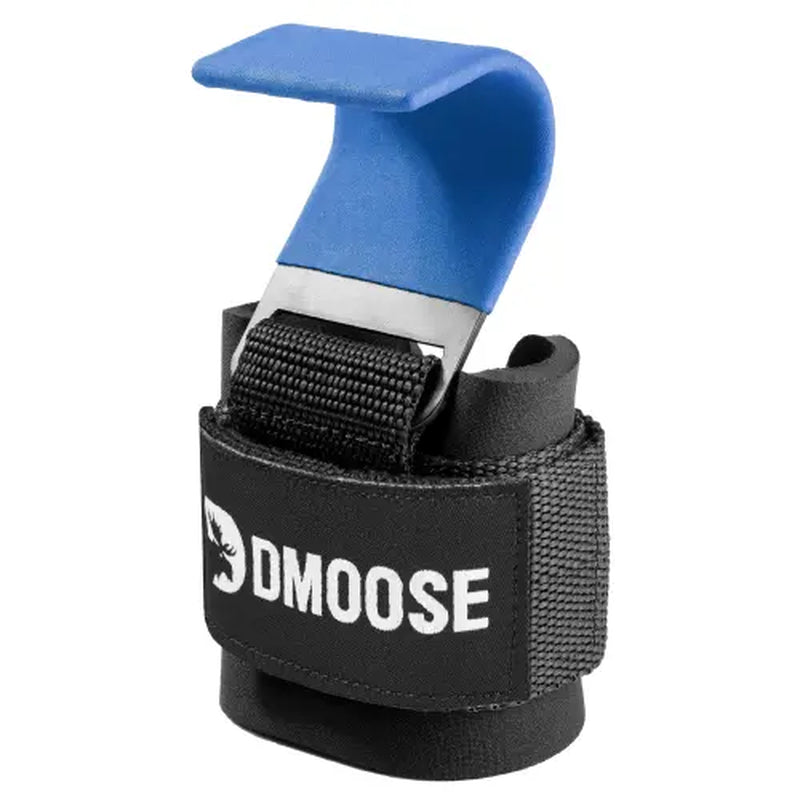 Dmoose Fitness Weight Lifting Hooks (Pair) for Deadlifts, Pull Ups, Rows & Shrugs