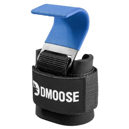 Dmoose Fitness Weight Lifting Hooks (Pair) for Deadlifts, Pull Ups, Rows & Shrugs
