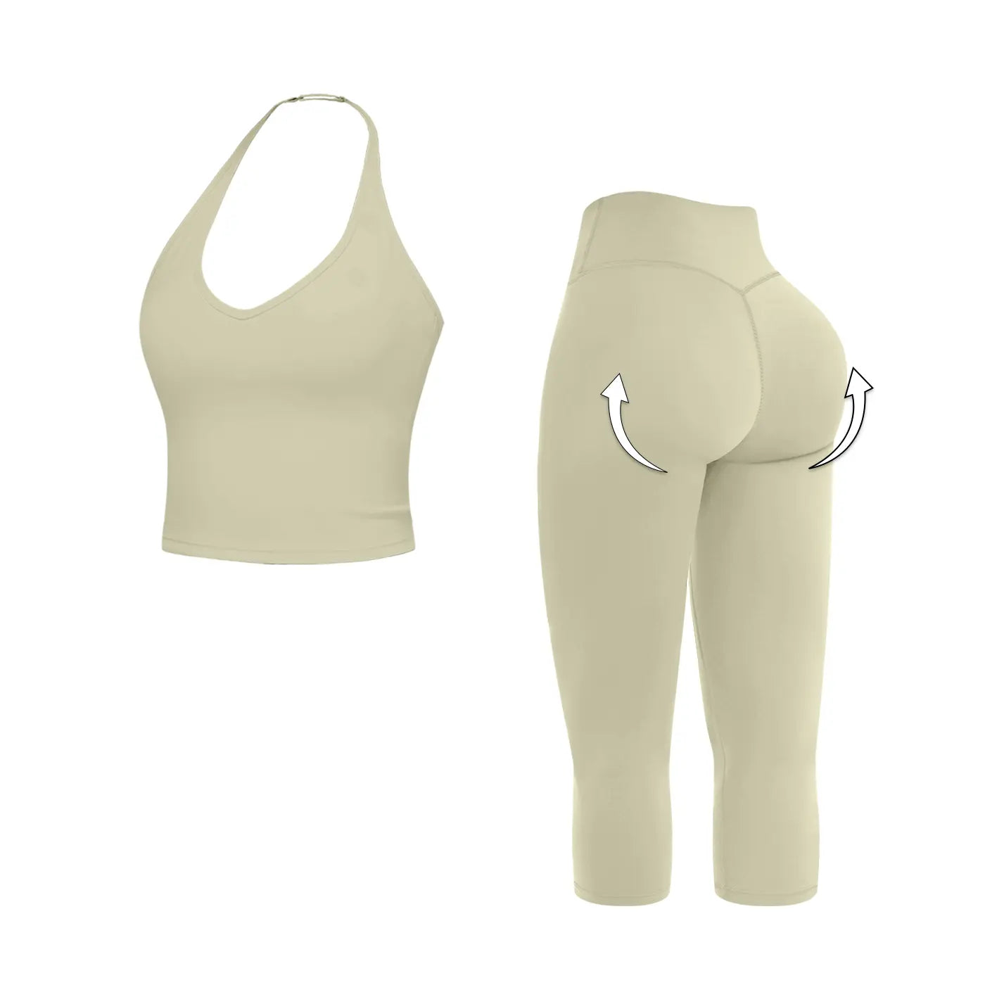 MFVIM Women'S 2-Piece Slimming Sports Set - Casual Commuter Tank Top Yoga Outfit, Gym Set for Workout & Gym Workout Women, 2 Piece Sets,Travel Essentials,Camping Essentials