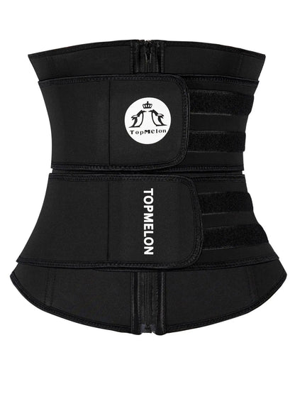 Women'S Solid Zip up Waist Trainer, Adjustable Tummy Control Shaper, Women'S Shapewear Clothes for Daily Wear