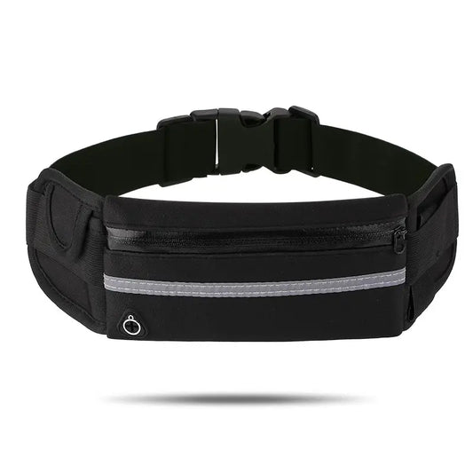 Running Belt for Women and Men, Money Belt and Running Fanny Pack, Hiking Fanny Pack, Holder for Cell Phone, Money, and Keys, Adjustable Belt Pouch Fits Most Phone and Waist Sizes