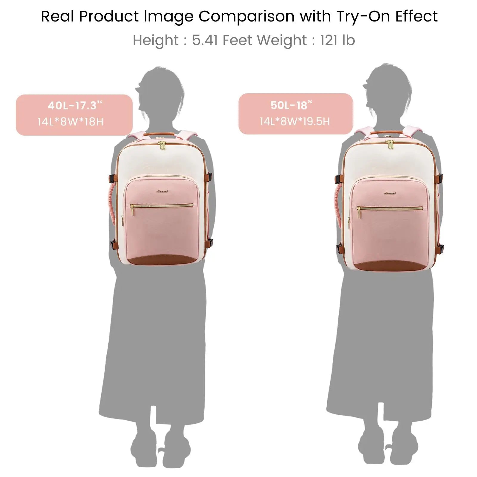 LOVEVOOK Travel Backpack for Women & Men as Personal Item Flight Approved,Large Capacity Carry on Backpack with 3 Packing Cubes and Laptop Compartment,Organized Daypack Stylish Casual Daypack ,Weekender Bag for Hiking,Overnight,Tiktokshopbacktoschool
