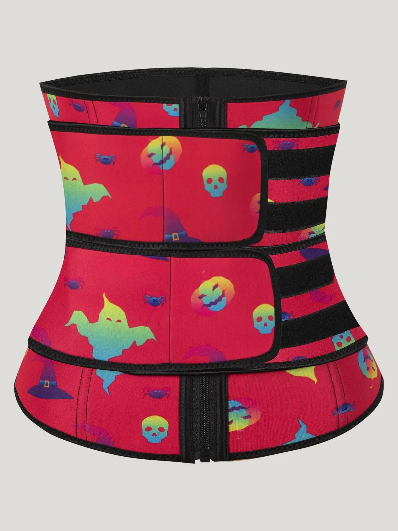 Women'S Solid Zip up Waist Trainer, Adjustable Tummy Control Shaper, Women'S Shapewear Clothes for Daily Wear