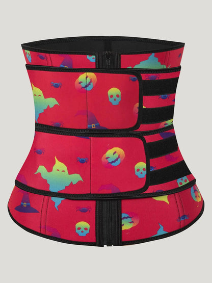 Women'S Solid Zip up Waist Trainer, Adjustable Tummy Control Shaper, Women'S Shapewear Clothes for Daily Wear