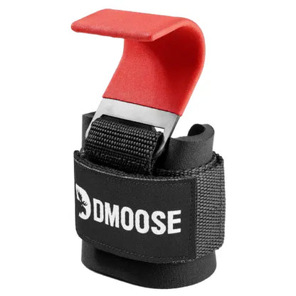 Dmoose Fitness Weight Lifting Hooks (Pair) for Deadlifts, Pull Ups, Rows & Shrugs