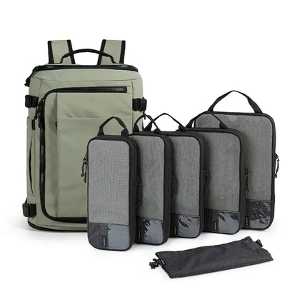 BAGSMART Blast Carry-On Travel Backpack 15.6" Laptop Waterproof Quick Access Fits 40Oz Water Bottle Ideal for Air Travel Durable Compact Airline Approved Secure 28L-38L Volume 6 External Pockets Summer Sale &Spotlight Day