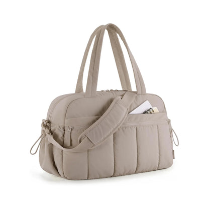 BAGSMART 3 Size Travel Duffel Bag for Women, Lightweight Gym Bag, Women'S Weekender Bag, Carry on Bag, Pesronal Item Bag for Travel/Fitness, 3 Sizes: M(With Wet Pocket)& L(With PVC Toiletry Bag) and Ita Bag(Clear Display Window), Dealsforyoudays Summerwin