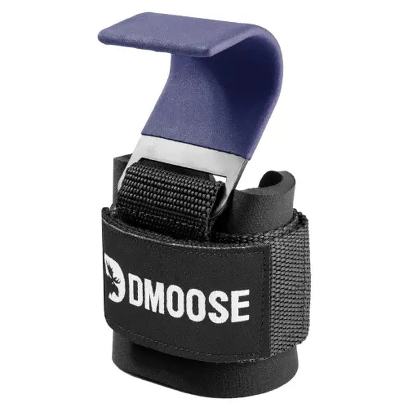 Dmoose Fitness Weight Lifting Hooks (Pair) for Deadlifts, Pull Ups, Rows & Shrugs