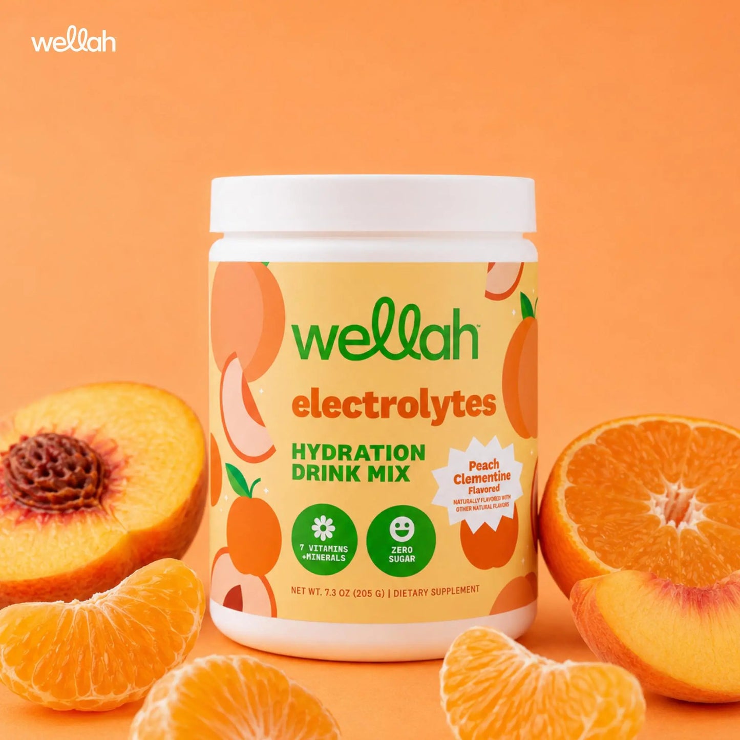 Wellah Electrolytes for Women | Hydration Drink Mix | Natural Flavored & Sweetened | 7 Vitamins & Minerals | Hydration for Woman | Micro Nutrients | Cellular Hydration | Skin Hydration | Electrolytes | Vitamins for Women 50 Servings Sugar Supplemen
