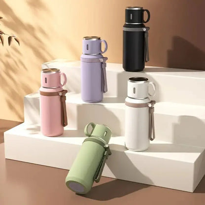 600Ml Sports Insulated Water Bottle 316 Stainless Steel Leak-Proof with Flip Lid for Gym & Hiking Ideal for Active Lifestyles Drinkware Flasks Tumbler Tumbler Bottled Portable Bottled Tumbler Mug Portable