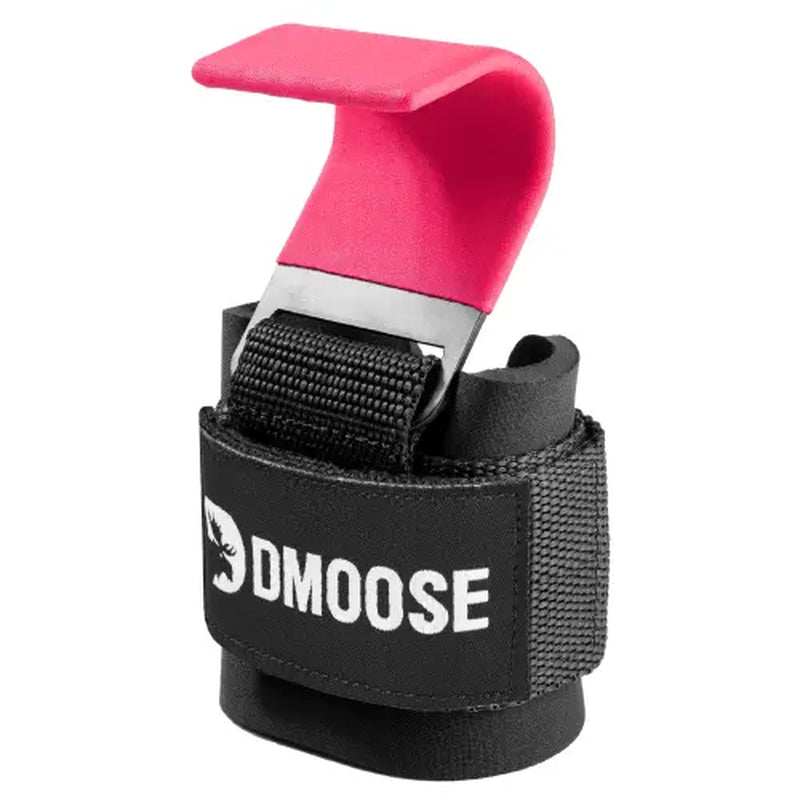 Dmoose Fitness Weight Lifting Hooks (Pair) for Deadlifts, Pull Ups, Rows & Shrugs