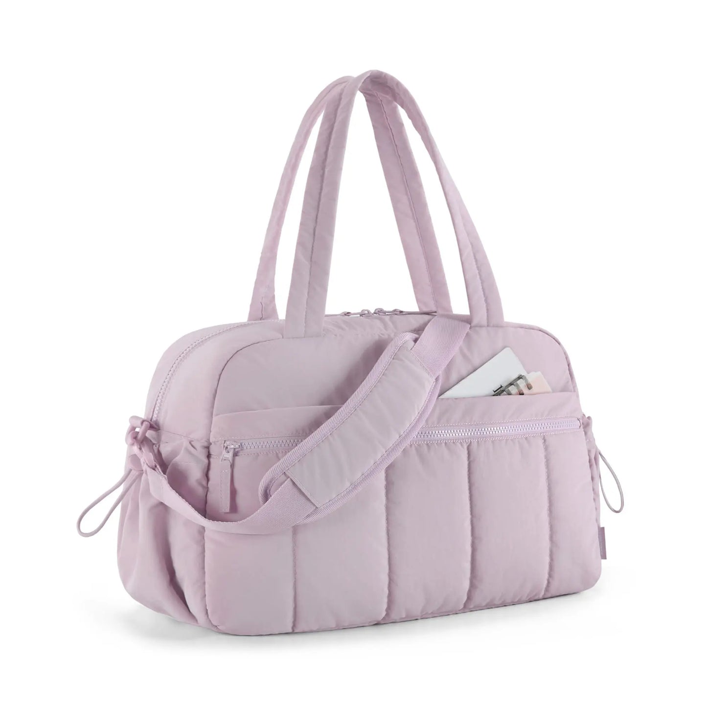 BAGSMART 3 Size Travel Duffel Bag for Women, Lightweight Gym Bag, Women'S Weekender Bag, Carry on Bag, Pesronal Item Bag for Travel/Fitness, 3 Sizes: M(With Wet Pocket)& L(With PVC Toiletry Bag) and Ita Bag(Clear Display Window), Dealsforyoudays Summerwin