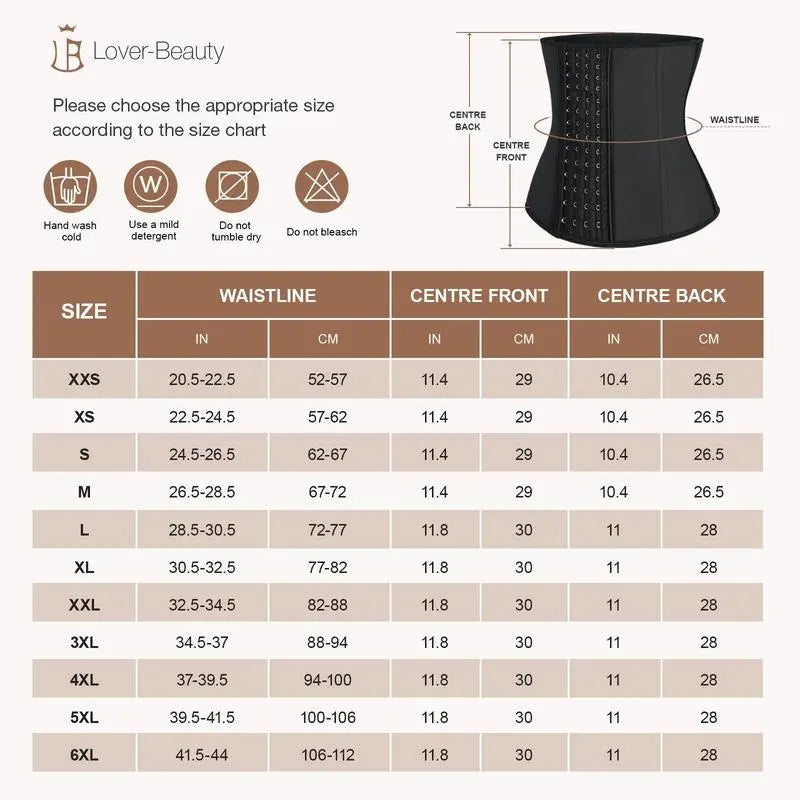 Feelingirl Waist Trainer for Women Latex Waist Cincher Corset Latexplus Size Shapewear 3 Hooks Cinchswear Underweaer Garment Compression Women #Summervibes