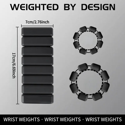 Adjustable Wrist and Ankle Weights for Men and Women, 1 Lb / 2 Lb / 4 Lb, Ideal for Pilates, Fitness, Yoga, Aerobics, Strength Training, Fitness Workout Accessories