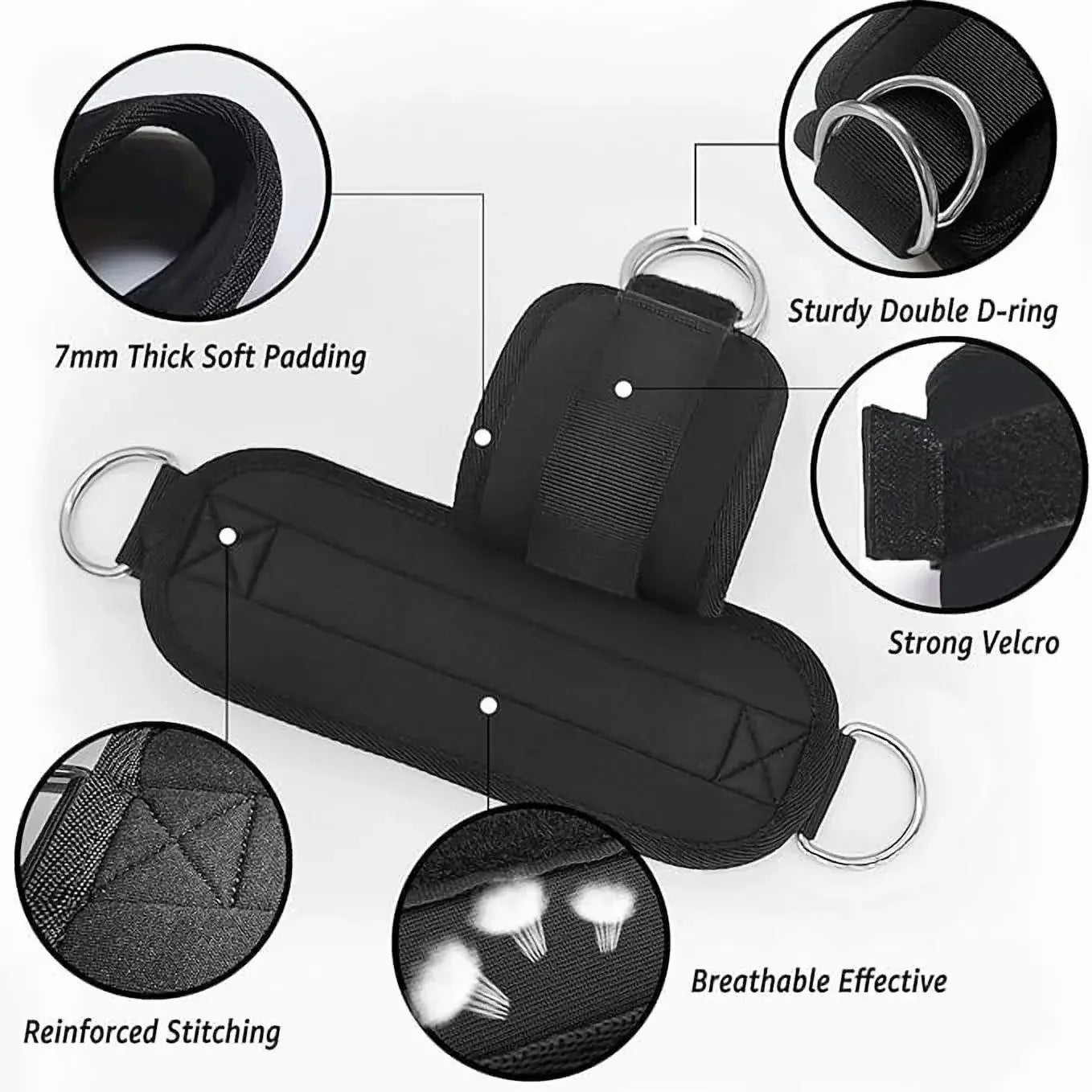 Ankle Resistance Bands with Cuffs, Glutes Workout Equipment,Ankle Bands for Working Out, Butt Exercise for Women Legs and Glutes Genreen