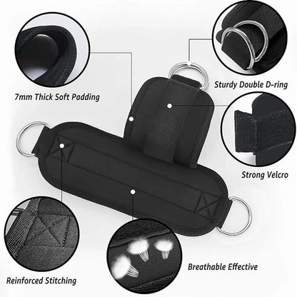 Ankle Resistance Bands with Cuffs, Glutes Workout Equipment,Ankle Bands for Working Out, Butt Exercise for Women Legs and Glutes Genreen