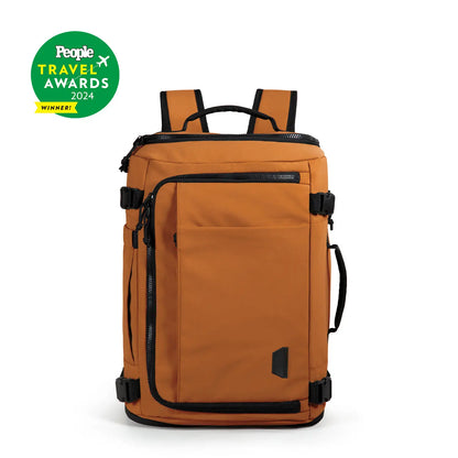 BAGSMART Blast Carry-On Travel Backpack 15.6" Laptop Waterproof Quick Access Fits 40Oz Water Bottle Ideal for Air Travel Durable Compact Airline Approved Secure 28L-38L Volume 6 External Pockets Summer Sale &Spotlight Day