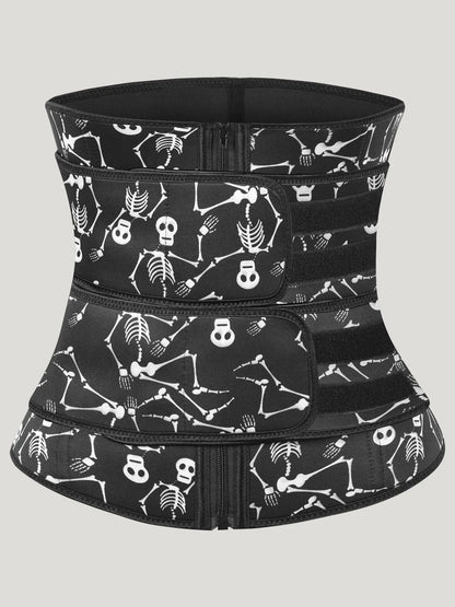 Women'S Solid Zip up Waist Trainer, Adjustable Tummy Control Shaper, Women'S Shapewear Clothes for Daily Wear