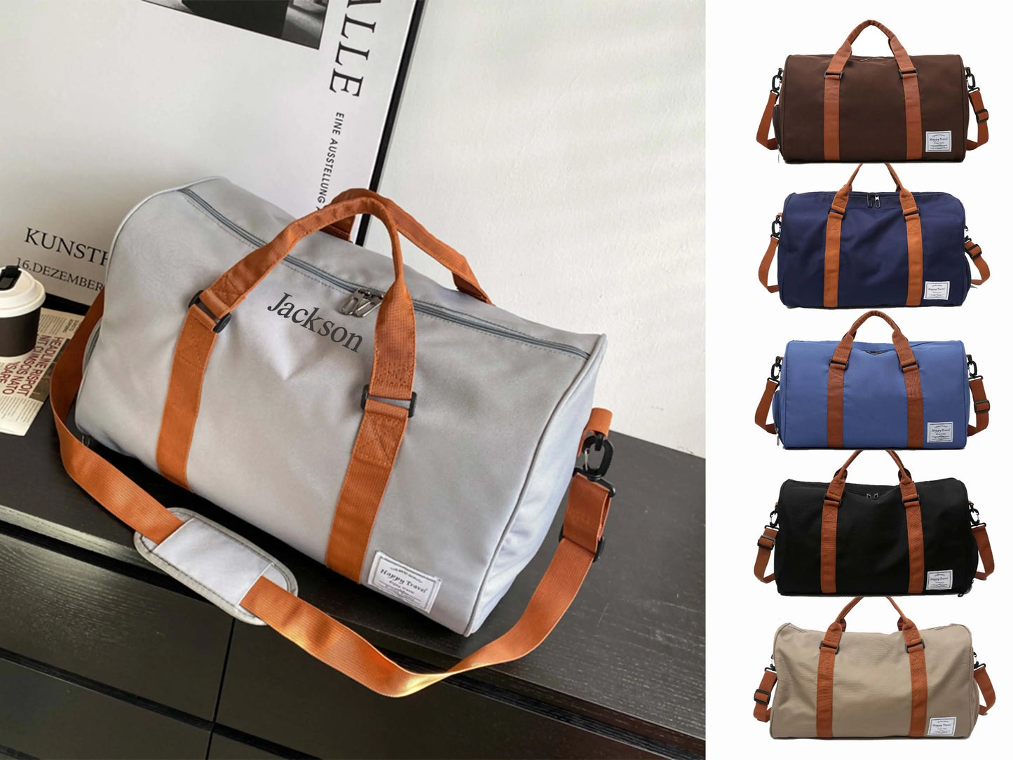 MT WORLD Large Travel Duffle Bag for Men - Versatile Weekender, Gym & Trolley Sleeve Tote for Ultimate Convenience