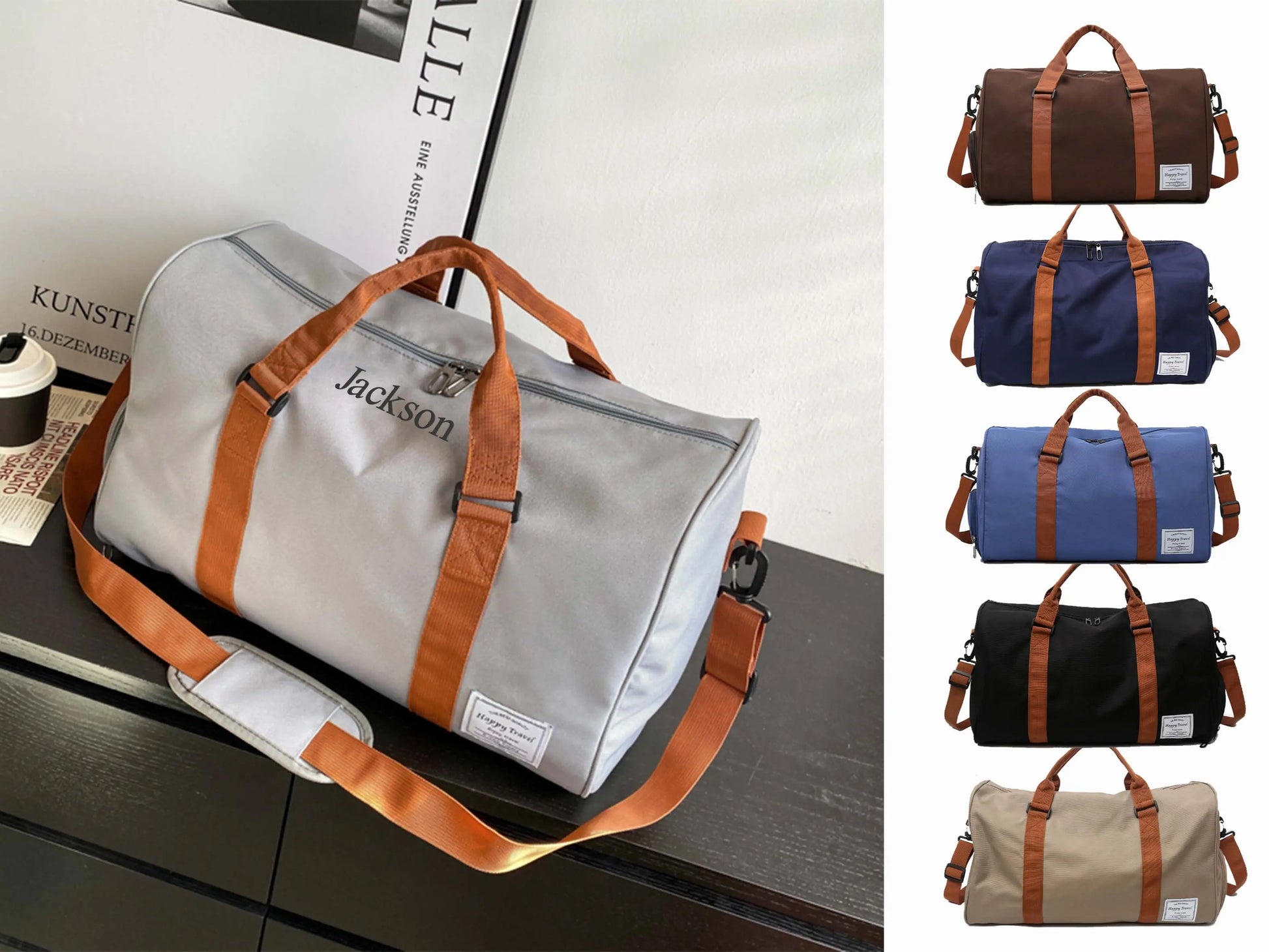 MT WORLD Large Travel Duffle Bag for Men - Versatile Weekender, Gym & Trolley Sleeve Tote for Ultimate Convenience
