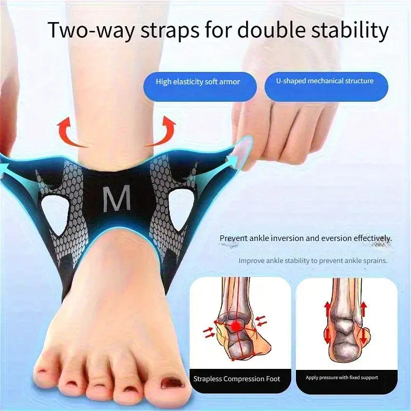 A Special Gift: a Breathable Ankle Support Strap, Ankle Brace, or Sports Ankle Support Strap, Suitable for Sports, Fitness, Running, Rock Climbing, Cycling, Tennis, Healthcare, and Other Occasions. (Springstatements)