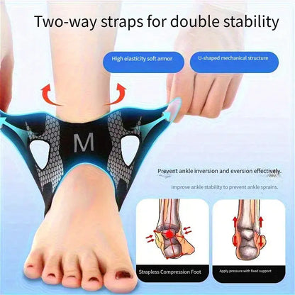 A Special Gift: a Breathable Ankle Support Strap, Ankle Brace, or Sports Ankle Support Strap, Suitable for Sports, Fitness, Running, Rock Climbing, Cycling, Tennis, Healthcare, and Other Occasions. (Springstatements)