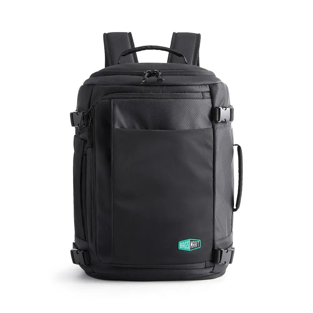 BAGSMART Blast Carry-On Travel Backpack 15.6" Laptop Waterproof Quick Access Fits 40Oz Water Bottle Ideal for Air Travel Durable Compact Airline Approved Secure 28L-38L Volume 6 External Pockets Summer Sale &Spotlight Day