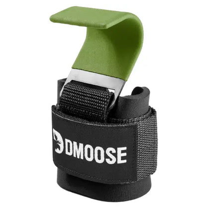 Dmoose Fitness Weight Lifting Hooks (Pair) for Deadlifts, Pull Ups, Rows & Shrugs