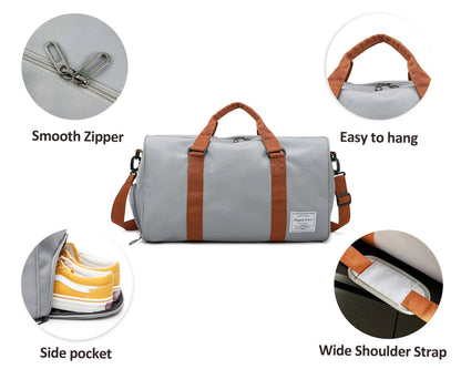 MT WORLD Large Travel Duffle Bag for Men - Versatile Weekender, Gym & Trolley Sleeve Tote for Ultimate Convenience