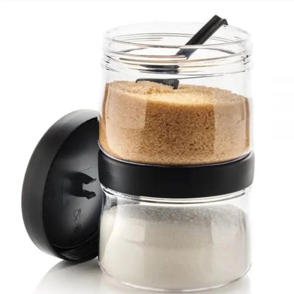Versatile Counterscaping Plastic Tupperware Set with Lids - Perfect for Hand Washing Kitchen Utensils!