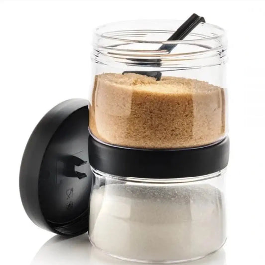 Versatile Counterscaping Plastic Tupperware Set with Lids - Perfect for Hand Washing Kitchen Utensils!