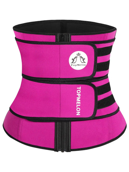 Women'S Solid Zip up Waist Trainer, Adjustable Tummy Control Shaper, Women'S Shapewear Clothes for Daily Wear