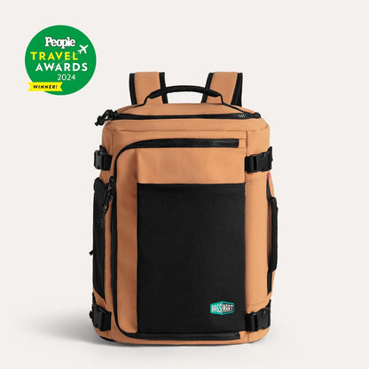 BAGSMART Blast Carry-On Travel Backpack 15.6" Laptop Waterproof Quick Access Fits 40Oz Water Bottle Ideal for Air Travel Durable Compact Airline Approved Secure 28L-38L Volume 6 External Pockets Summer Sale &Spotlight Day