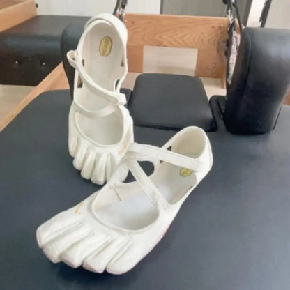 Classic Fivefingers Ballet Flatsl Breathablebarefoot Comfort,Split-Toe Designl Ideal Fordance, Yoga, Pilates & Indoor Sports Non-Sliplightweight Breathable Comfortable Fashionzumba Shoes
