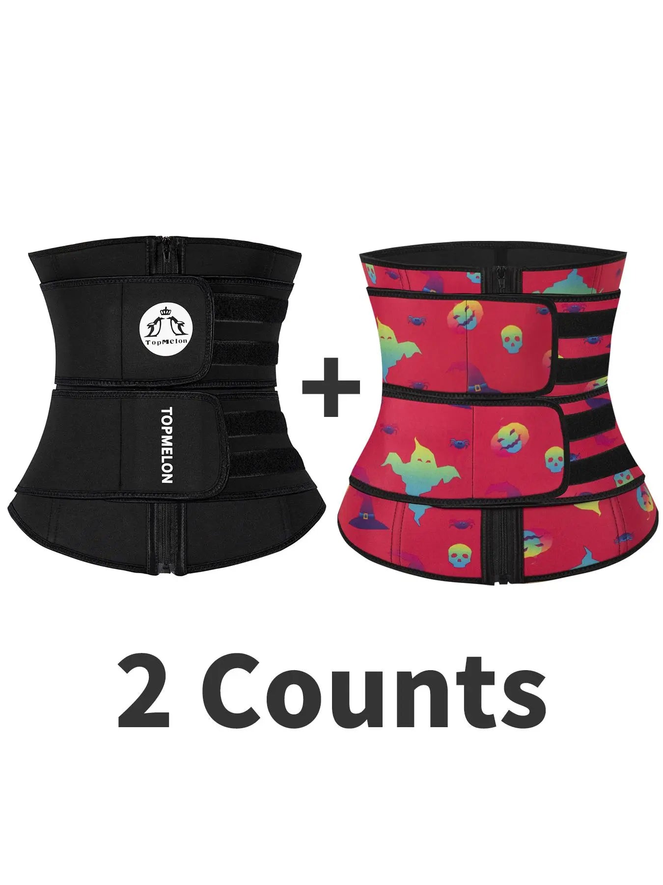 Women'S Solid Zip up Waist Trainer, Adjustable Tummy Control Shaper, Women'S Shapewear Clothes for Daily Wear