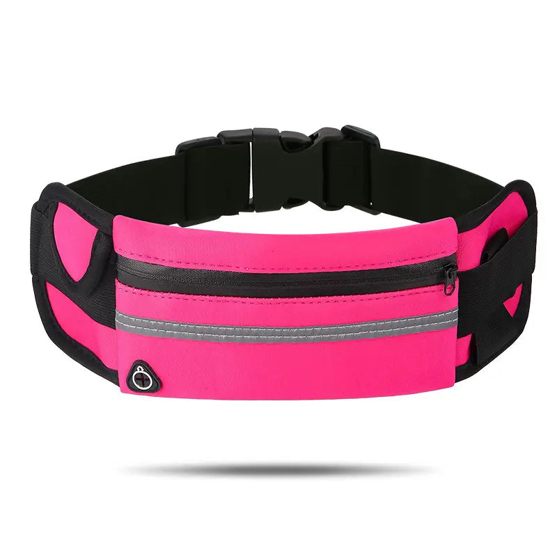 Running Belt for Women and Men, Money Belt and Running Fanny Pack, Hiking Fanny Pack, Holder for Cell Phone, Money, and Keys, Adjustable Belt Pouch Fits Most Phone and Waist Sizes