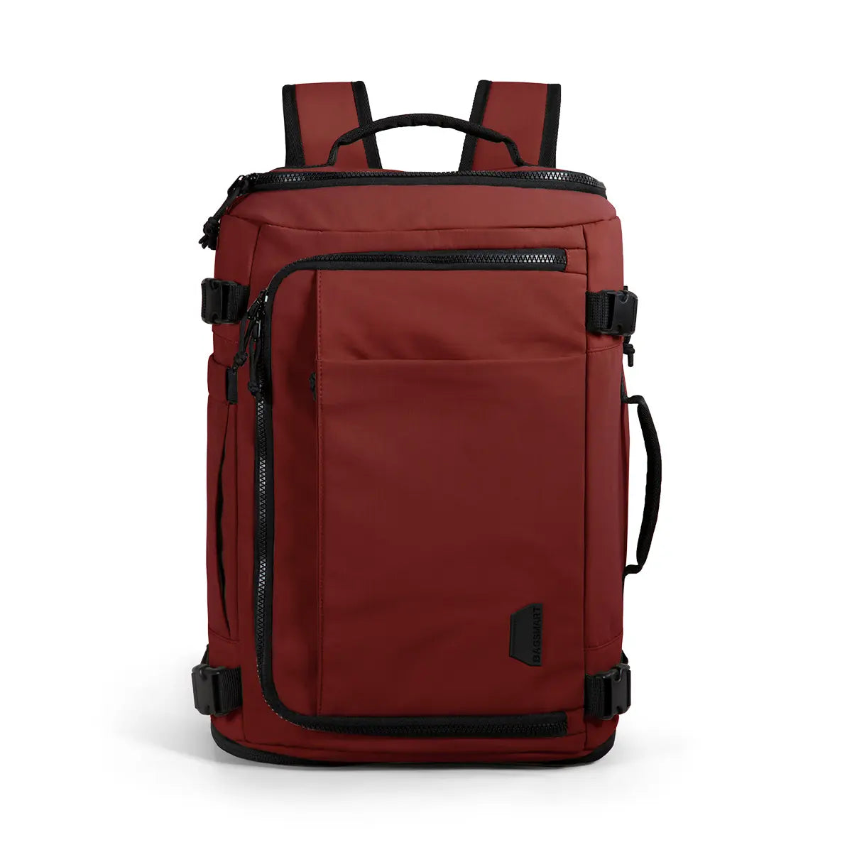 BAGSMART Blast Carry-On Travel Backpack 15.6" Laptop Waterproof Quick Access Fits 40Oz Water Bottle Ideal for Air Travel Durable Compact Airline Approved Secure 28L-38L Volume 6 External Pockets Summer Sale &Spotlight Day