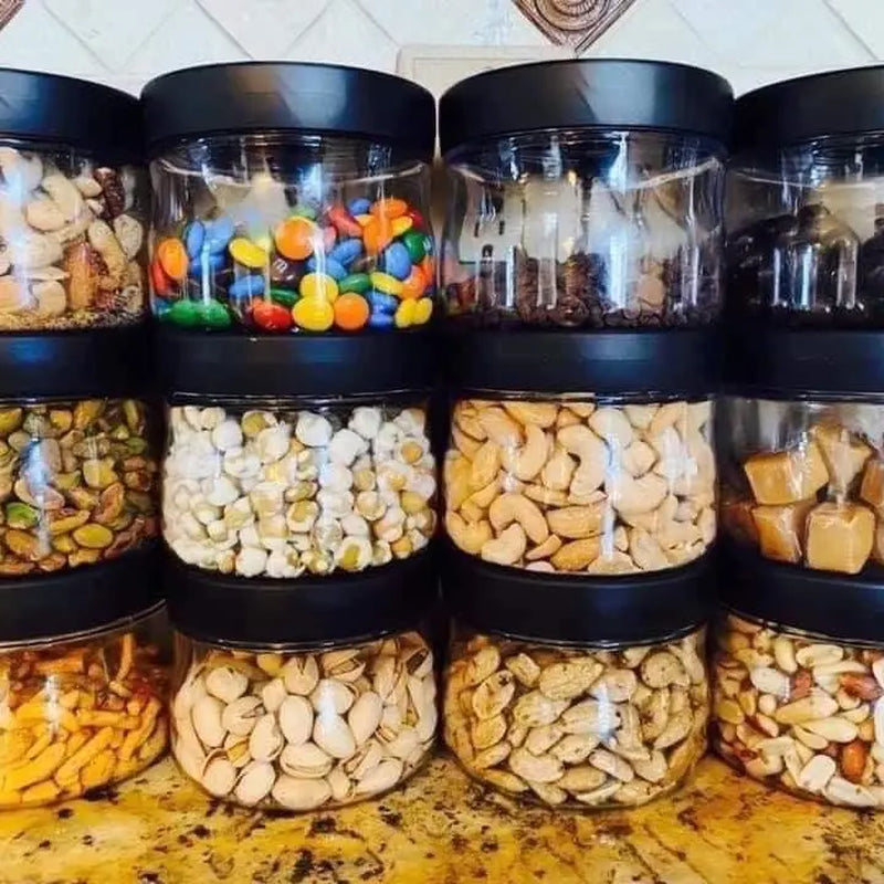 Versatile Counterscaping Plastic Tupperware Set with Lids - Perfect for Hand Washing Kitchen Utensils!