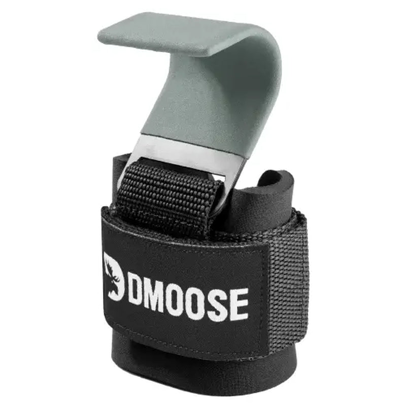 Dmoose Fitness Weight Lifting Hooks (Pair) for Deadlifts, Pull Ups, Rows & Shrugs