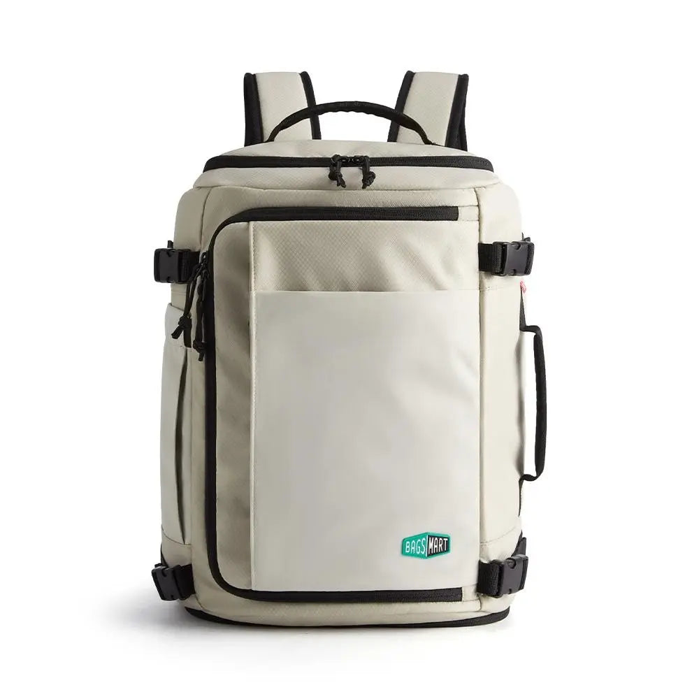 BAGSMART Blast Carry-On Travel Backpack 15.6" Laptop Waterproof Quick Access Fits 40Oz Water Bottle Ideal for Air Travel Durable Compact Airline Approved Secure 28L-38L Volume 6 External Pockets Summer Sale &Spotlight Day