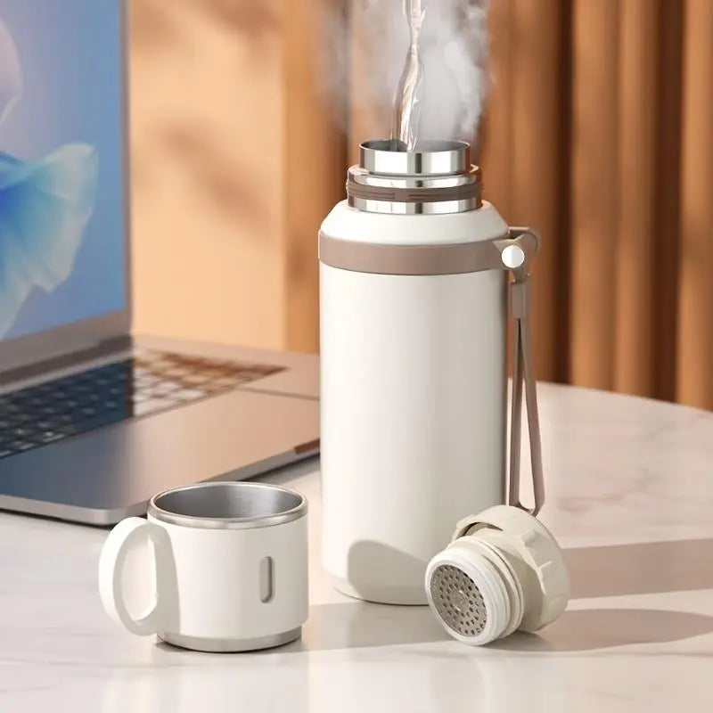 600Ml Sports Insulated Water Bottle 316 Stainless Steel Leak-Proof with Flip Lid for Gym & Hiking Ideal for Active Lifestyles Drinkware Flasks Tumbler Tumbler Bottled Portable Bottled Tumbler Mug Portable