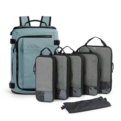 BAGSMART Blast Carry-On Travel Backpack 15.6" Laptop Waterproof Quick Access Fits 40Oz Water Bottle Ideal for Air Travel Durable Compact Airline Approved Secure 28L-38L Volume 6 External Pockets Summer Sale &Spotlight Day