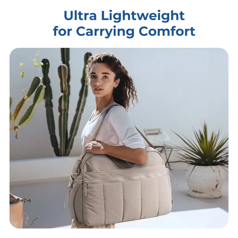 BAGSMART 3 Size Travel Duffel Bag for Women, Lightweight Gym Bag, Women'S Weekender Bag, Carry on Bag, Pesronal Item Bag for Travel/Fitness, 3 Sizes: M(With Wet Pocket)& L(With PVC Toiletry Bag) and Ita Bag(Clear Display Window), Dealsforyoudays Summerwin