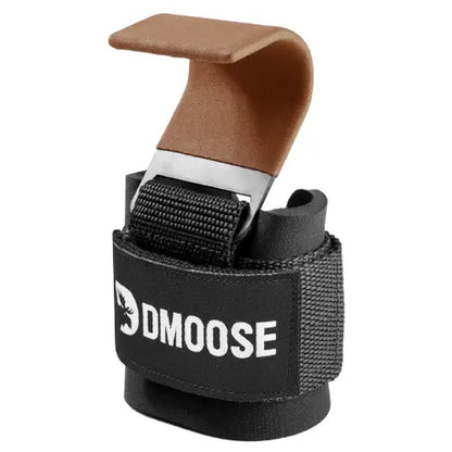 Dmoose Fitness Weight Lifting Hooks (Pair) for Deadlifts, Pull Ups, Rows & Shrugs
