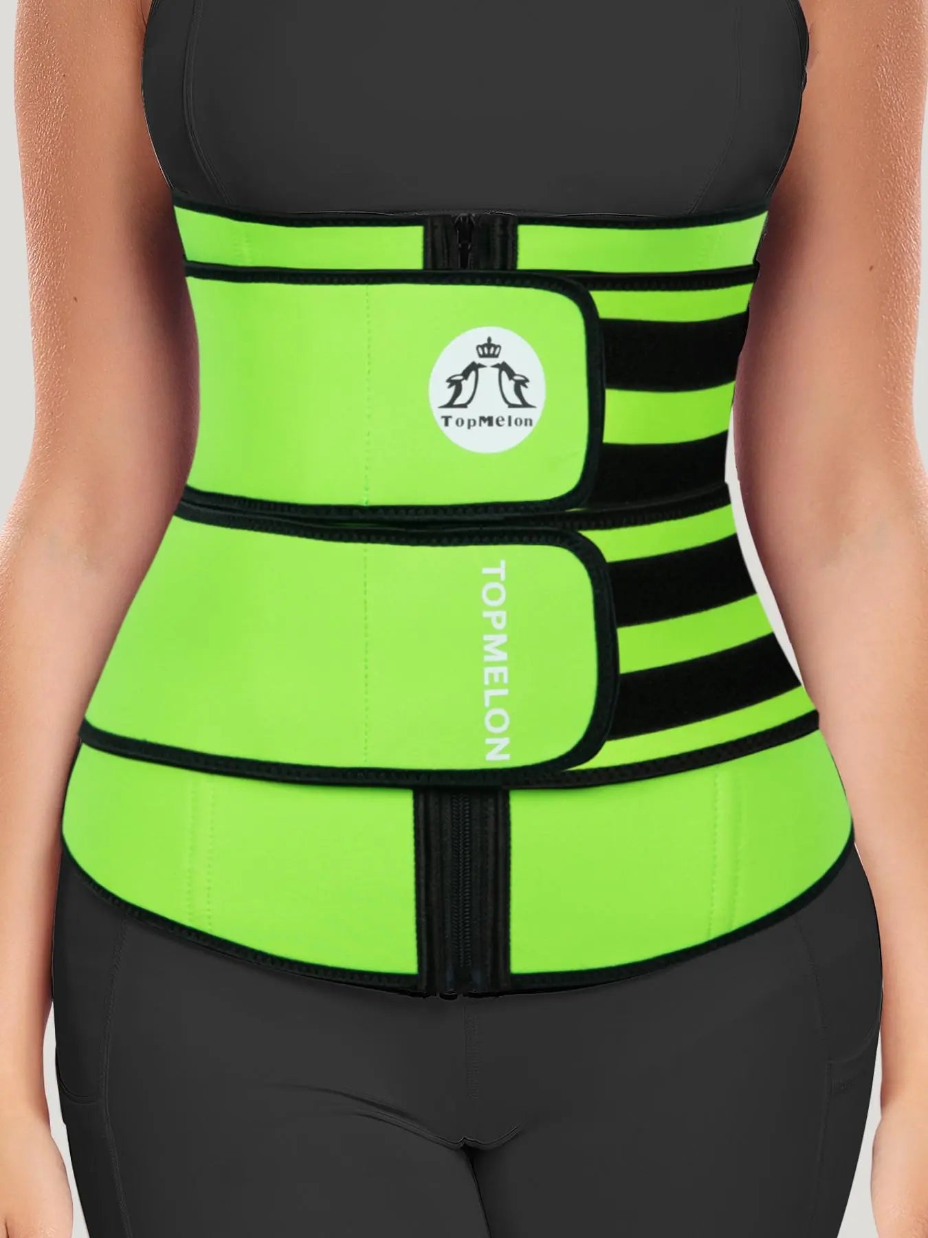 Women'S Solid Zip up Waist Trainer, Adjustable Tummy Control Shaper, Women'S Shapewear Clothes for Daily Wear