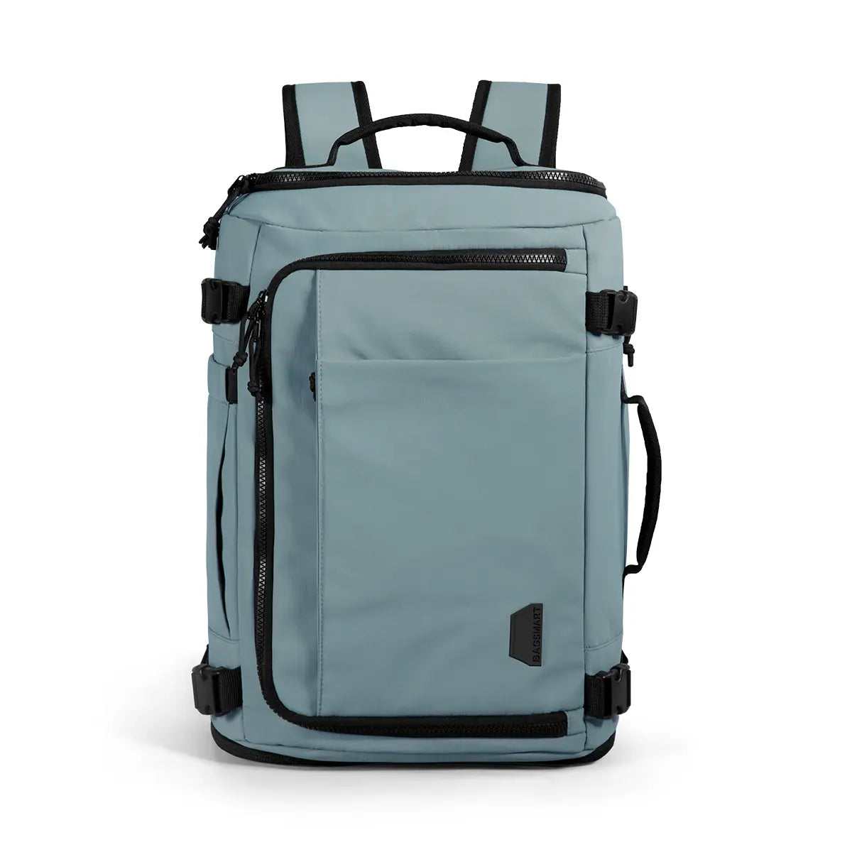BAGSMART Blast Carry-On Travel Backpack 15.6" Laptop Waterproof Quick Access Fits 40Oz Water Bottle Ideal for Air Travel Durable Compact Airline Approved Secure 28L-38L Volume 6 External Pockets Summer Sale &Spotlight Day
