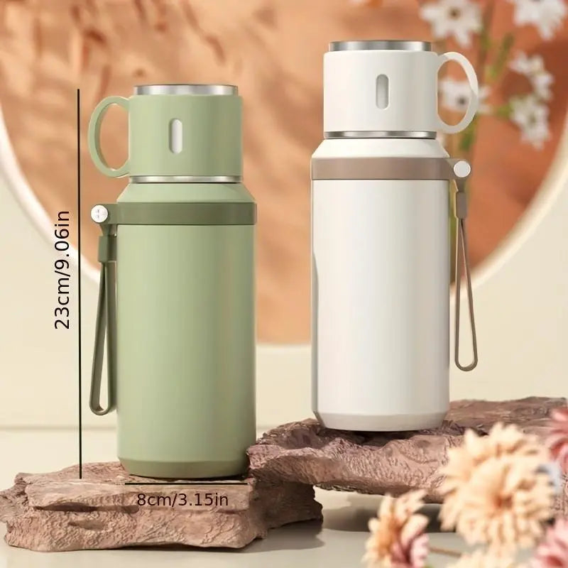 600Ml Sports Insulated Water Bottle 316 Stainless Steel Leak-Proof with Flip Lid for Gym & Hiking Ideal for Active Lifestyles Drinkware Flasks Tumbler Tumbler Bottled Portable Bottled Tumbler Mug Portable