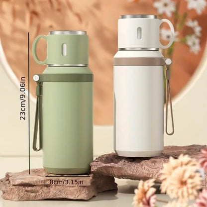 600Ml Sports Insulated Water Bottle 316 Stainless Steel Leak-Proof with Flip Lid for Gym & Hiking Ideal for Active Lifestyles Drinkware Flasks Tumbler Tumbler Bottled Portable Bottled Tumbler Mug Portable