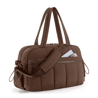 BAGSMART 3 Size Travel Duffel Bag for Women, Lightweight Gym Bag, Women'S Weekender Bag, Carry on Bag, Pesronal Item Bag for Travel/Fitness, 3 Sizes: M(With Wet Pocket)& L(With PVC Toiletry Bag) and Ita Bag(Clear Display Window), Dealsforyoudays Summerwin